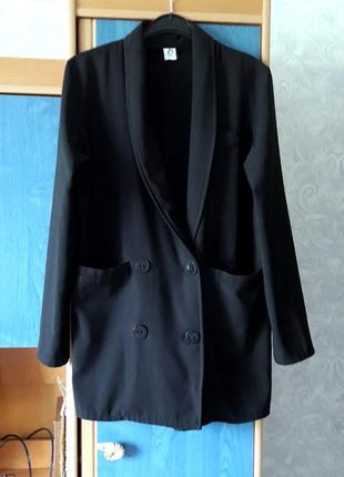 Стильный, тонкий жакет, блейзер из гипоалергенного полиэстера, 46-48-50