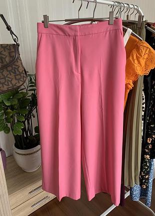 Брюки кюлоты со стрелами zara