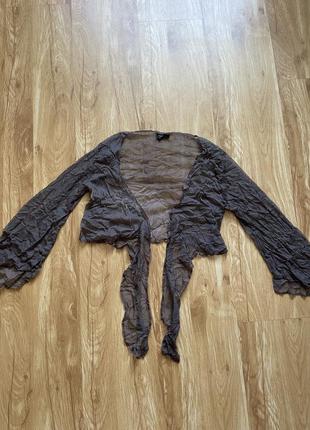 Накидка прозрачная винтаж y2k готическая