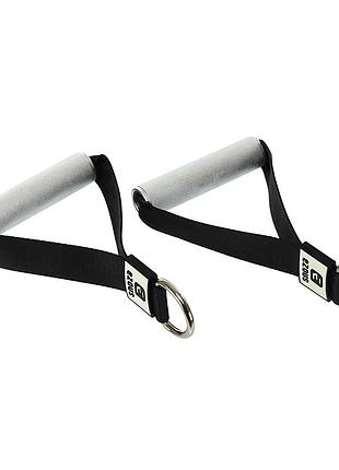 Ручки для еспандера та тренажера aluminum handles f-02-e чорний (56636009), ezous