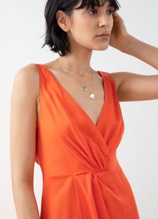 Сарафан sleeveless lyocell twist knot midi dress Edwin / 34,36,38,40