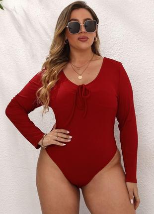 Боди в рубчик shein 2xl батал