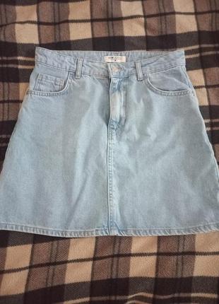 Юбка джинсовая