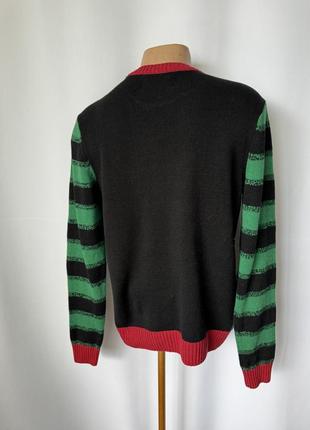 Новогодний свитер с машиной на автомобильную тему олень санта в машине ugly christmas sweater