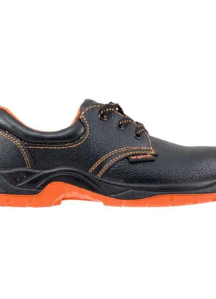 Спецвзуття туфлі захисні робочі з металевим носком із коров'ячої шкіри, робоче взуття