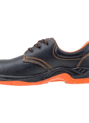 Спецвзуття туфлі захисні робочі з металевим носком із коров'ячої шкіри, робоче взуття