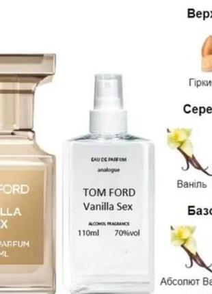 Tom ford vanilla sex 110 мл - духи унисекс (том форд ванила секс) очень устойчивая парфюмерия
