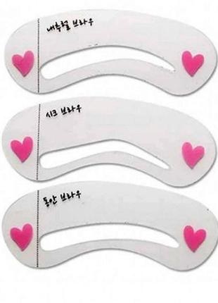 Etude house my beauty tool brow drawing guide трафарет шаблон для брів