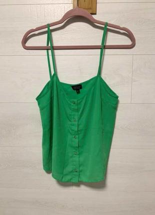 Зелена майка topshop