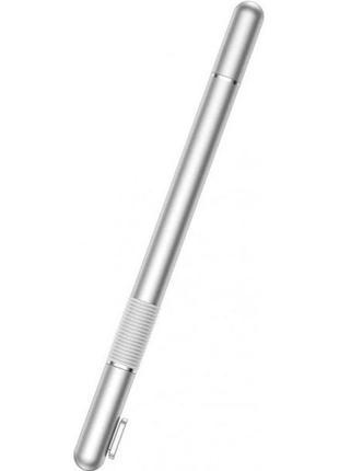 Стилус baseus golden cudgel capacitive silver (acpcl-0s) (код товару:19952)