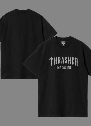 Thrasher футболка трешер черная мужская