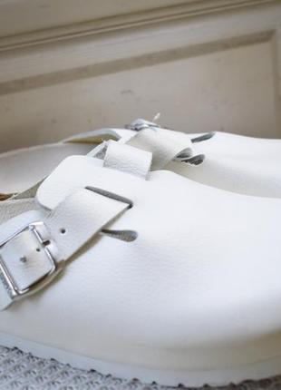 Шкіряні ортопедичні шльопанці шльопанці сланці тапки клоги birkenstock р. 46 30,5 см