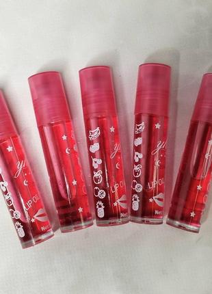 Масляные блески для губ с фруктовым ароматом арбуз yh beja vitamin c lip oil&gloss