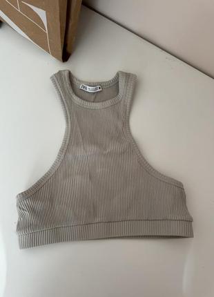 Короткий топ zara s