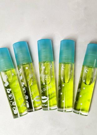 Мсляные блески для губ с фруктовым ароматом яблоко yh beja vitamin c lip oil&gloss.