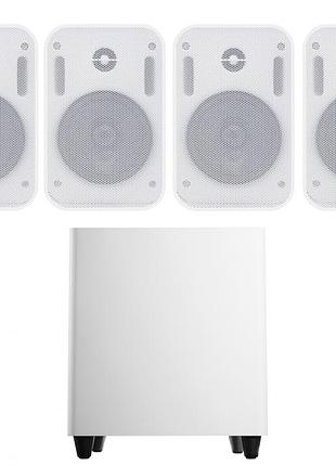 Акустичний комплект sky sound sky sound subt-10w/pm (2*40вт) white