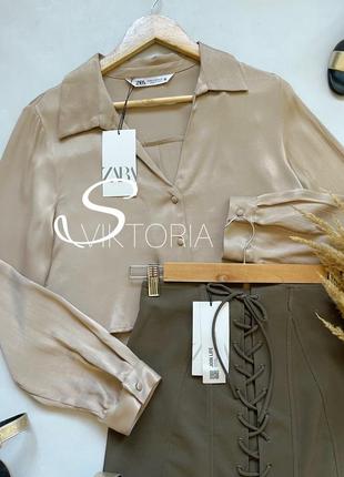 Сорочка рубашка блуза zara