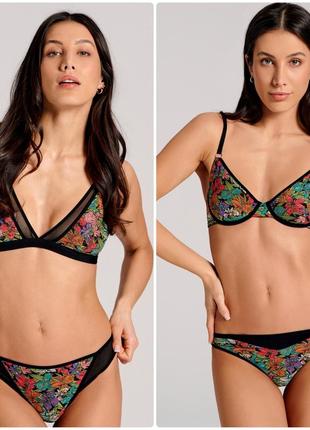 Комплект белья sinsay (2 бюста + 2 трусики) s/75a/м