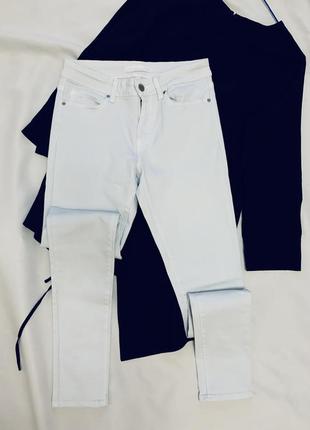 Джинси скінні брендові uniqlo 12-18 розмір s/m