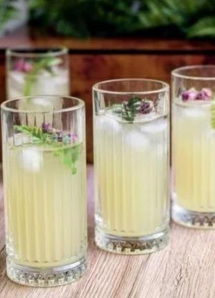 Набір високих стаканів pasabahce elysia ps-520015-4 445 мл 4 шт