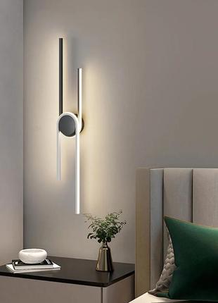 Бра led 27533 черный 9х12х80 см.