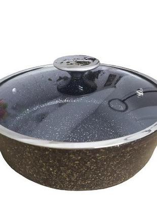 Сотейник oms 3310-24-black 2.7 л 24 см