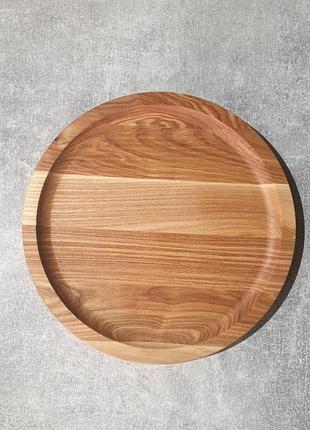 Менажница круглая дерево карпат т-2-дуб 1 секция 25 см