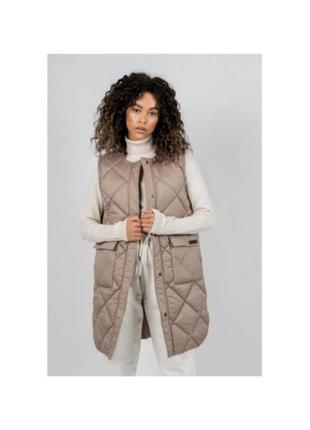 Жіночі теплі жилети harvey&jones hjw7214 16 бежевий