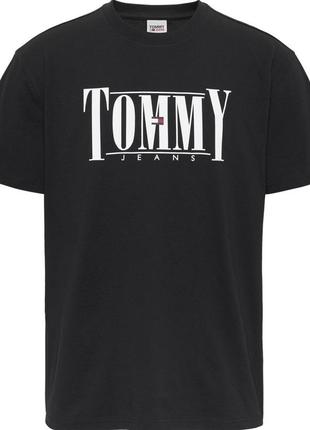 Футболка чоловіча tommy jeans чорна dm0dm14993 bds