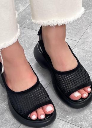 Босоножки 🖤замша