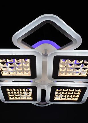 Люстра потолочная led с пультом 26119 белый 11х54х62 см.