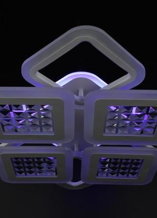 Люстра потолочная led с пультом 26119 белый 11х54х62 см.