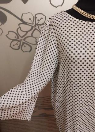 Брендовая вискозная блузка большого размера6 фото