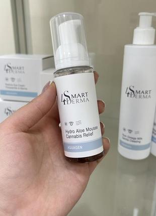 Smart4derma пінка для сухої та чутливої шкіри з канабісом