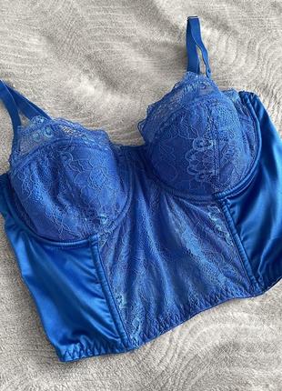 Шикарный кружевной корсет бюст 80д