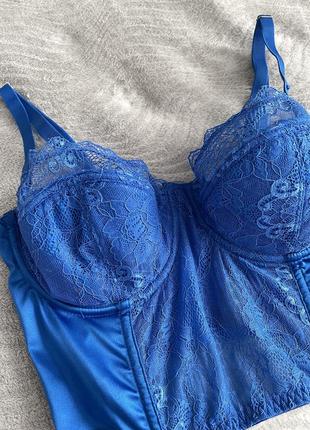 Шикарный кружевной корсет бюст 80д