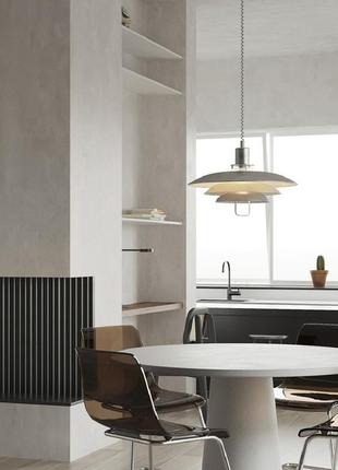 Люстра підвісна на 1 лампочку 27108 білий 60-170х48х48 см.