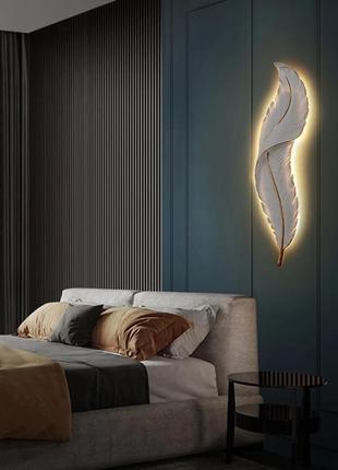 Бра led 26266 белый 6х20х65 см.3 фото