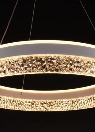 Люстра подвесная led 27437 белый 25-140х50х50 см.8 фото