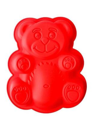 Форма силіконова для випічки empire ведмедик великий em-0046 18х14х4 см