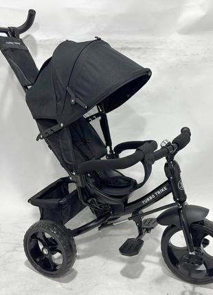 Велосипед триколісний turbo trike mt-1005-1 чорний