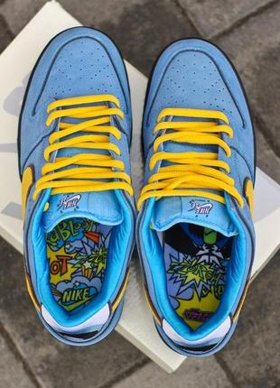 Кросівки nike x the powerpuff girls sb dunk low prox qs 'bubbles'5 фото