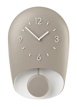 Часы настенные с маятником guzzini home 168604158 22х8х33 см серые