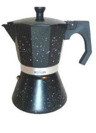 Кавоварка гейзерна bohmann bh-9703 3 чашки 150 мл