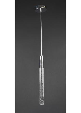 Люстра підвісна led 27643 хром 45-180х10х10 см.