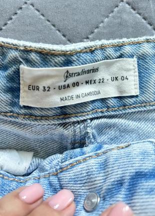 Джинсові шорти stradivarius 3