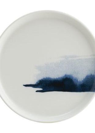 Тарелка десертная круглая bonna blue wave blwhyg22dz 22 см