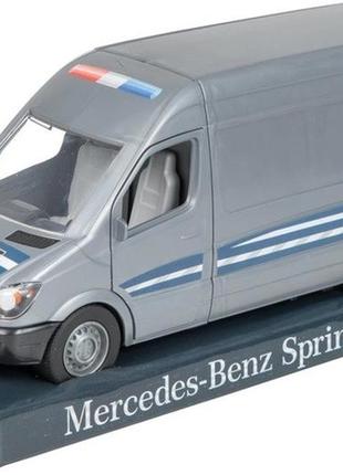 Машинка tigres mercedes-benz sprinter полицейский 39713 серый