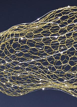 Люстра підвісна led 27654 золото 25-200х45х100 см.8 фото