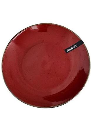 Тарелка десертная ardesto sangria ar-2919-r 19 см